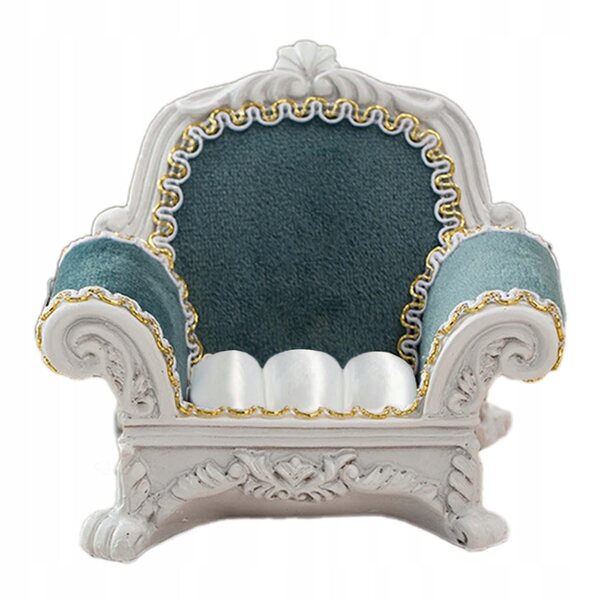 Miniatura Sofa 1/12 Elegante per Domelco delle Bambole Colore Ciemnoniebieski