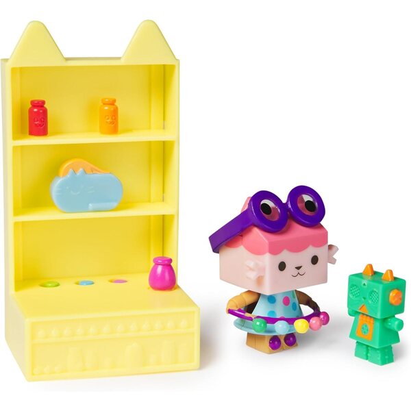 Gabby's Dollhouse Bobble Kitty Baby Box set mobili per casa delle bambole