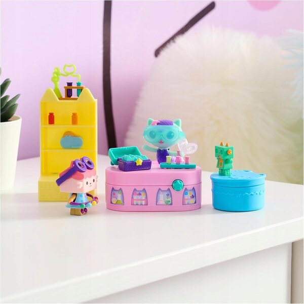Gabby's Dollhouse Bobble Kitty Baby Box set mobili per casa delle bambole