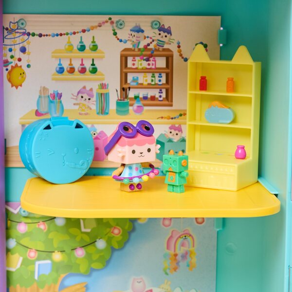 Gabby's Dollhouse Bobble Kitty Baby Box set mobili per casa delle bambole