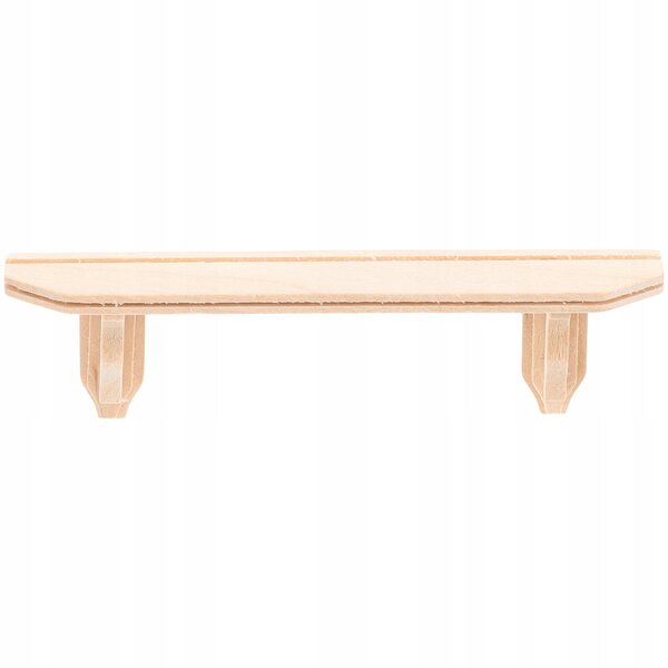 Mini Regalino da Parete in Legno Beige per Decorazioni Miniature