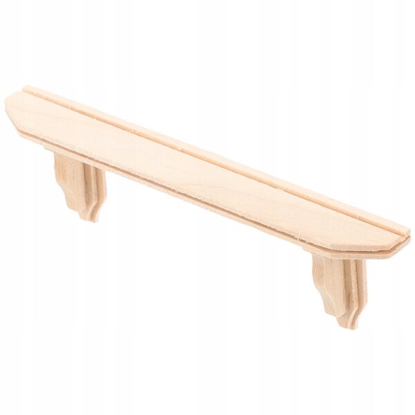 Mini Regalino da Parete in Legno Beige per Decorazioni Miniature