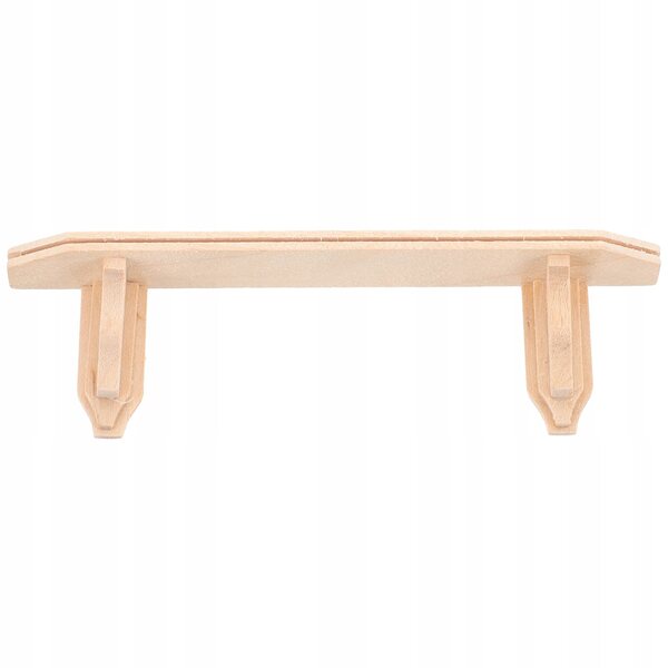 Mini Regalino da Parete in Legno Beige per Decorazioni Miniature