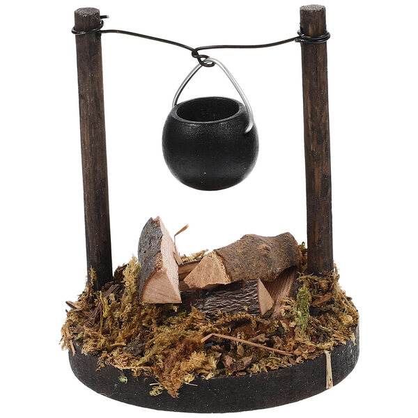 Decorazione Miniatura in Legno Resistente per Casa delle Bambole 5x4,5 cm
