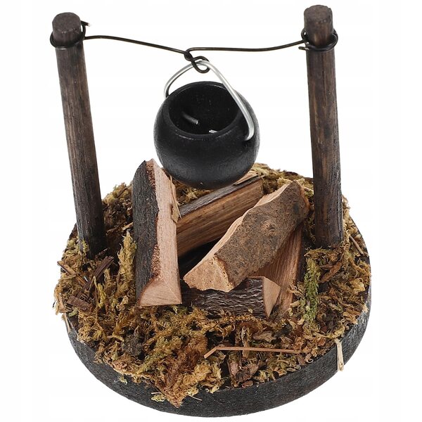 Decorazione Miniatura in Legno Resistente per Casa delle Bambole 5x4,5 cm