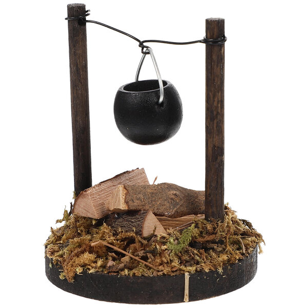 Decorazione Miniatura in Legno Resistente per Casa delle Bambole 5x4,5 cm