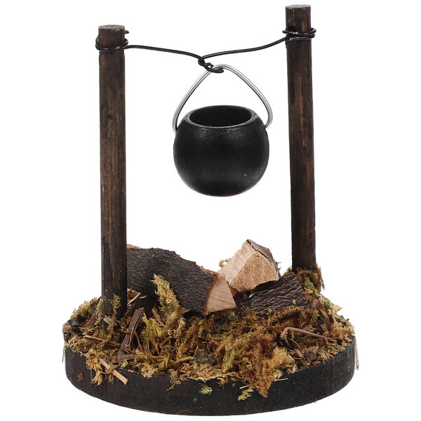 Decorazione Miniatura in Legno Resistente per Casa delle Bambole 5x4,5 cm