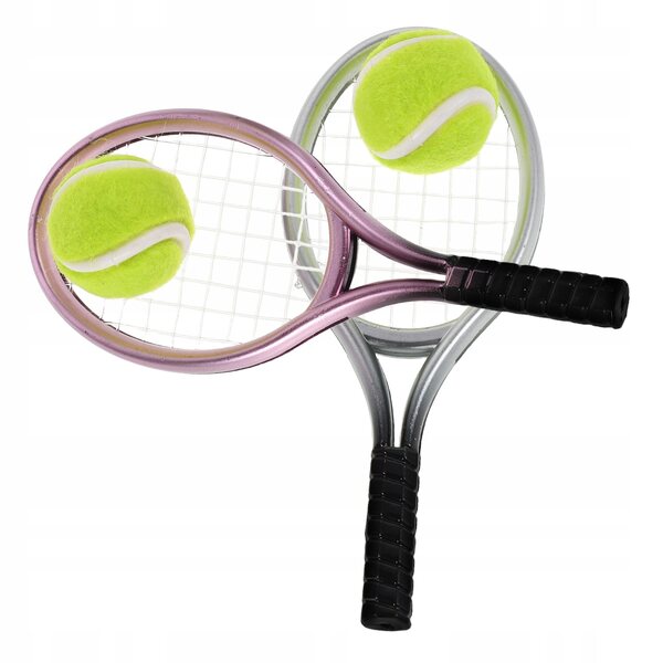 Mini racchette da tennis per bambini con dettagli realistici – set completo