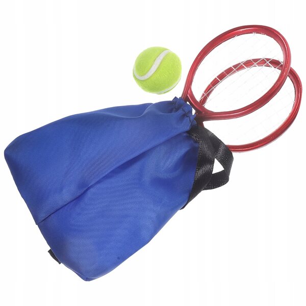 Dekorativer Mini-Tennisschläger für Minikoffer und bunte Plastiklandschaften