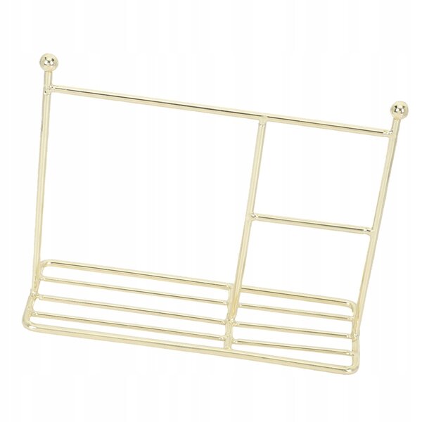Goldener Kleiderständer aus Metall für Puppenkleidung, praktisch und widerstandsfähig