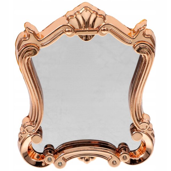 Mini Specchio da Parete Vintage in Plastica Resistente per Casa delle Bambole