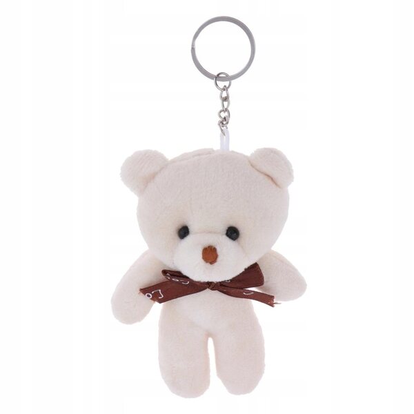 Beigefarbener Mini-Plüschbär für 1/3 Puppen – Bettrucksack-Zubehör
