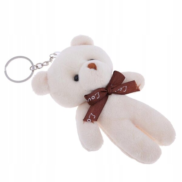 Beigefarbener Mini-Plüschbär für 1/3 Puppen – Bettrucksack-Zubehör