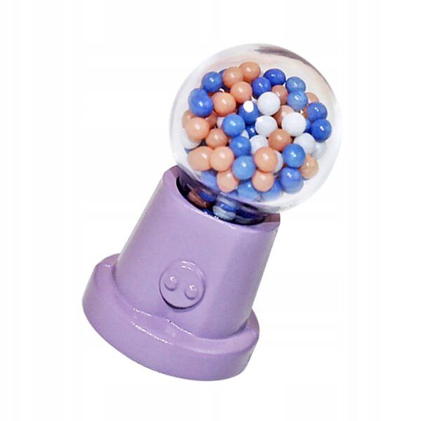 Mini macchina per caramelle per casa delle bambole, decorazione in miniatura elegante