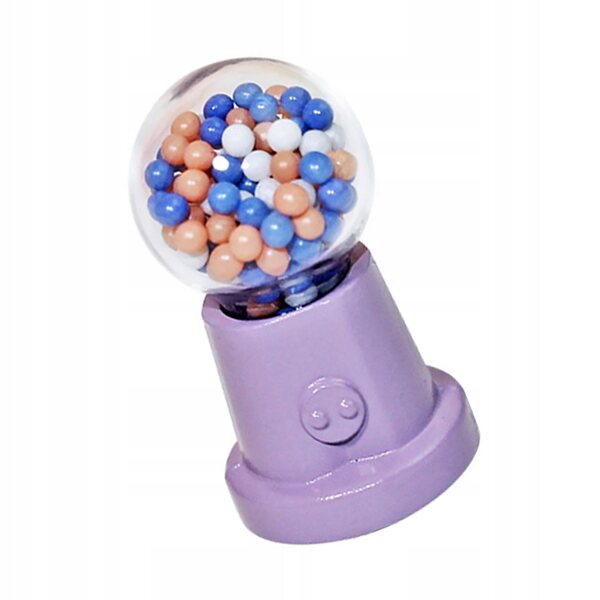 Mini macchina per caramelle per casa delle bambole, decorazione in miniatura elegante