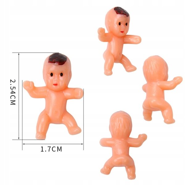 Tiny Babies Mini Little 100 pezzi bambole neonati in plastica realistica