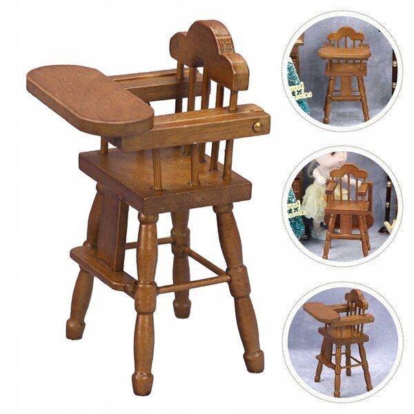 Miniatura Sedietta in Legno per Bambini - Gioco e Decorazione Sicura
