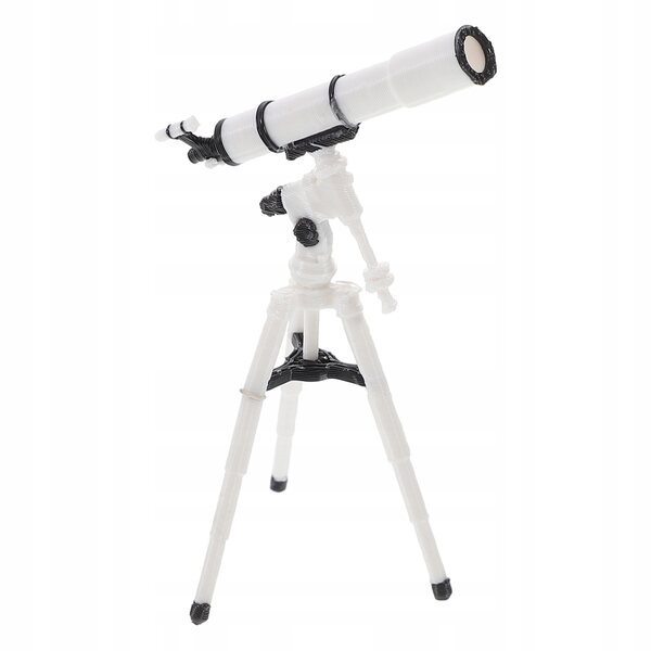 Miniatura Telescopio Beige per Casa delle Bambole e Decorazione Scrivania