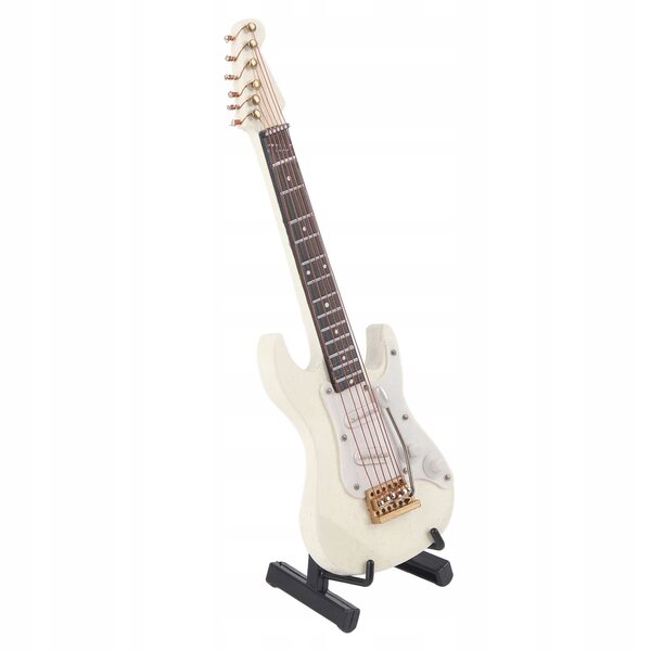 Mini-Gitarrenmodell aus Holz mit raffinierten Details zur Dekoration und als Geschenk
