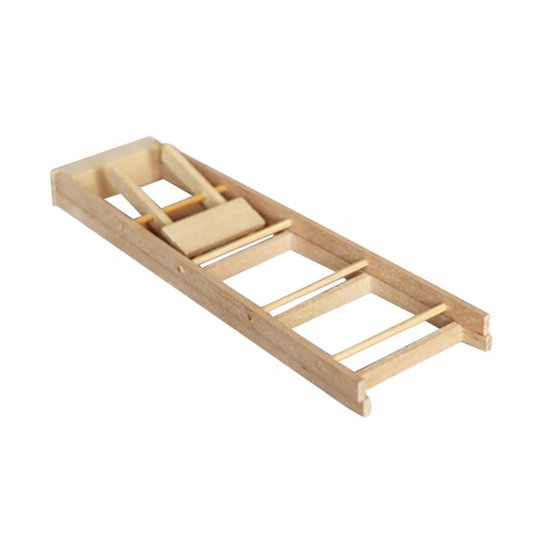 Mini Drabina in Legno per Decorazioni Domestiche e Giardini in Miniatura