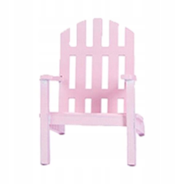 Mini Mobili in Legno 1:12 per Casa delle Bambole - Singolo Sedile Rosa
