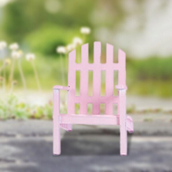 Mini Mobili in Legno 1:12 per Casa delle Bambole - Singolo Sedile Rosa