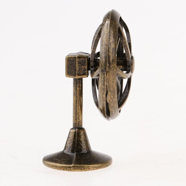 1/12 Mini-Retro-Stil-Elektroventilator aus Metall für Puppenhaus