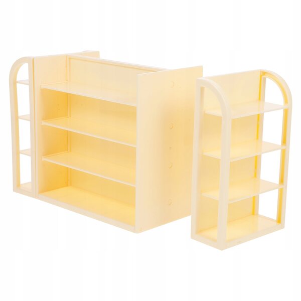 Libreria in miniatura in Plastica per Casa delle Bambole, Resistente e Realistico