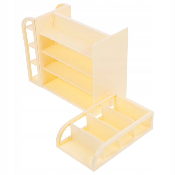Libreria in miniatura in Plastica per Casa delle Bambole, Resistente e Realistico