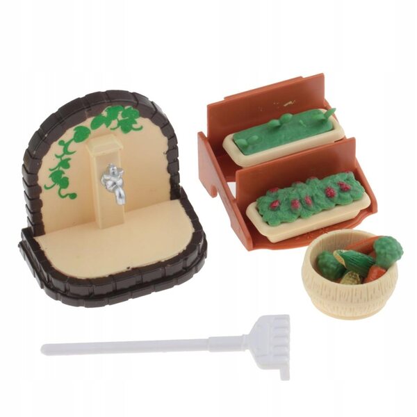 Miniatura casa delle bambole 1:12 Set Verdure e Piante in Plastica e Legno
