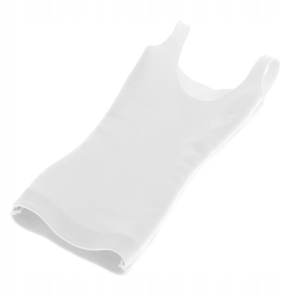 1/6 Modisches, lässiges weißes Minikleid für 12-Zoll-Puppen, ärmellos