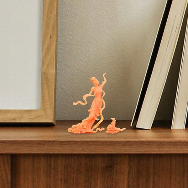 Miniatura Bogini della Luna 1:64 in resina non dipinta per diorami e scenari