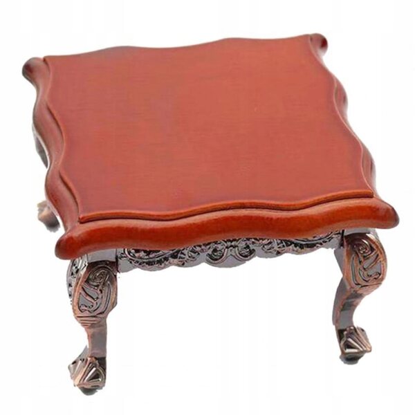 Set Miniature Mobili in Legno per Casa delle Bambole 1:12 con Tavolo e 4 Sedie
