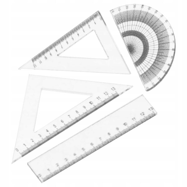 Set 4 Miniature Righelli in Plastica per Casa delle Bambole, Decorazione Realistica