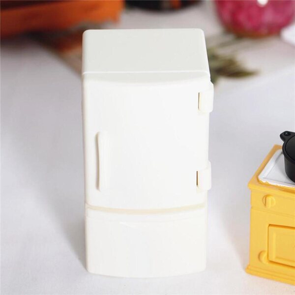 Frigo da cucina in miniatura 1:12 per la casa delle bambole - design moderno