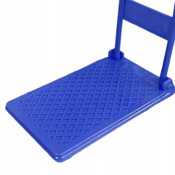 1:12 Blauer Mini-Puppenhauswagen aus Holz, dekoratives Accessoire