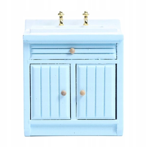 Miniature mobili da cucina in legno per casa delle bambole scala 1:12