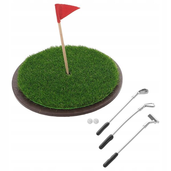 Hölzernes Golf-Miniatur-Set für Puppenhaus mit realistischer Szene
