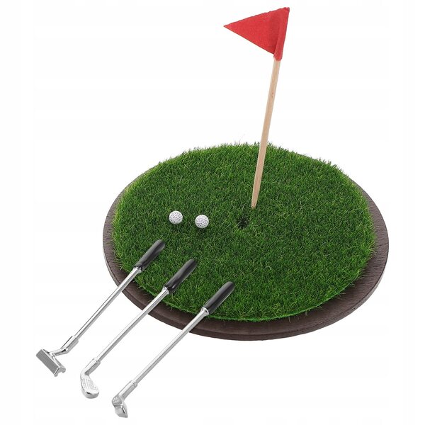 Hölzernes Golf-Miniatur-Set für Puppenhaus mit realistischer Szene