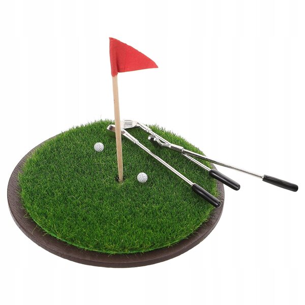 Hölzernes Golf-Miniatur-Set für Puppenhaus mit realistischer Szene