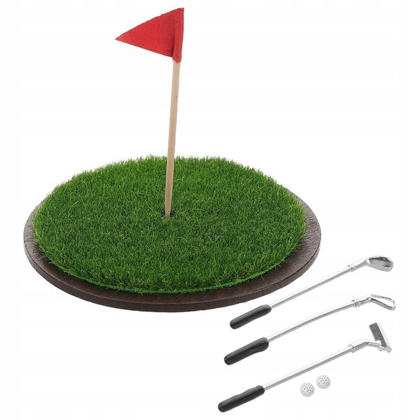 Hölzernes Golf-Miniatur-Set für Puppenhaus mit realistischer Szene