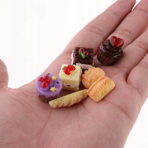 Dollhouse Miniature Piatto per Torta 1:12 Set Decorativo per Casa delle Bambole