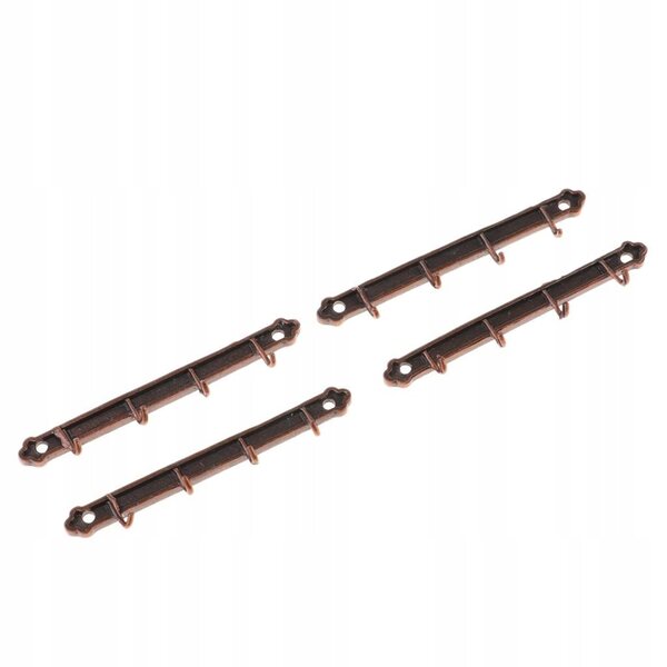 Mini-Wandaufhänger aus Metall für 1/12 Puppenhaus Kupfer