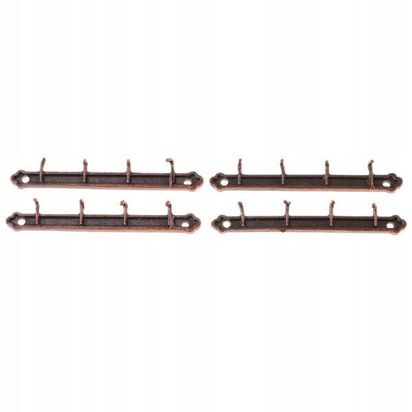 Mini-Wandaufhänger aus Metall für 1/12 Puppenhaus Kupfer