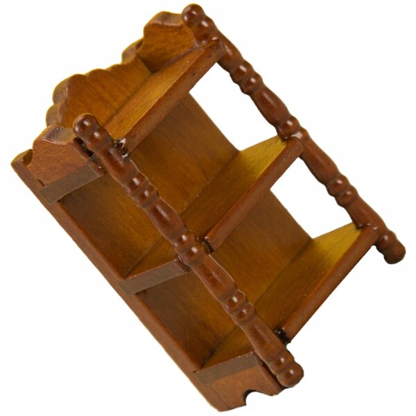 Miniatura in Legno per Casa delle Bambole - Scaffale Mini Decorativo Robusto