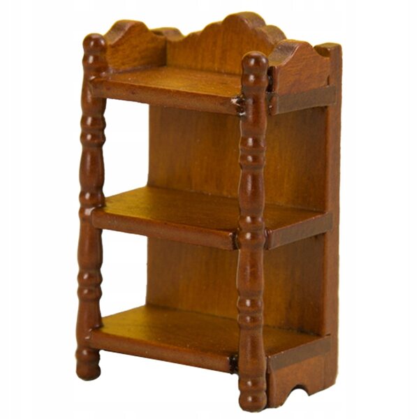 Miniatura in Legno per Casa delle Bambole - Scaffale Mini Decorativo Robusto
