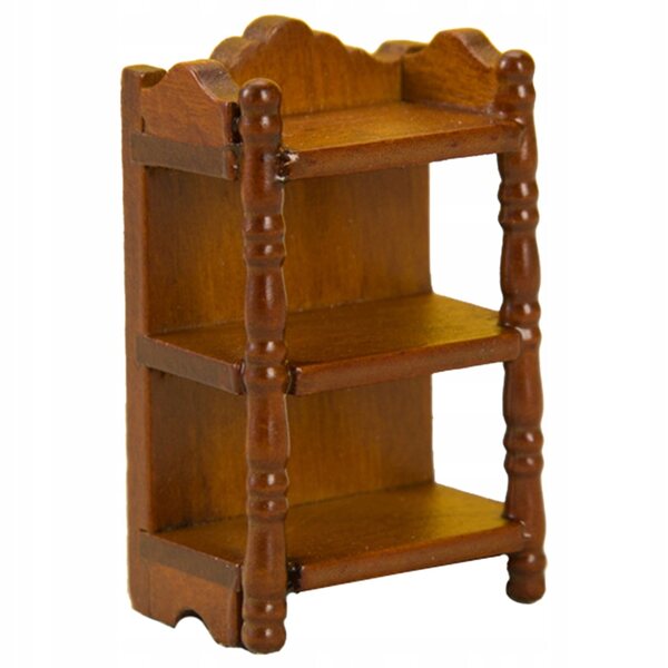 Miniatura in Legno per Casa delle Bambole - Scaffale Mini Decorativo Robusto