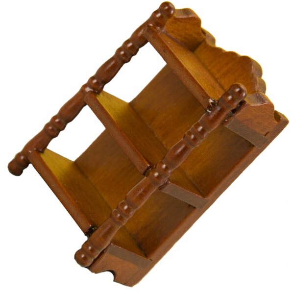 Miniatura in Legno per Casa delle Bambole - Scaffale Mini Decorativo Robusto