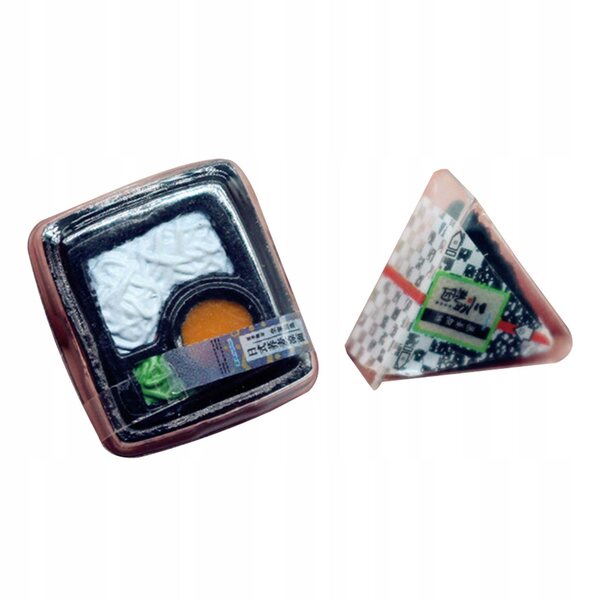 Dollhouse Miniature Sushi e Bento Set 1:12 per Cucina e Negozio Giocattolo