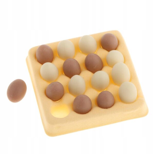 Set miniatura uova con contenitore per casa delle bambole scala 1:12